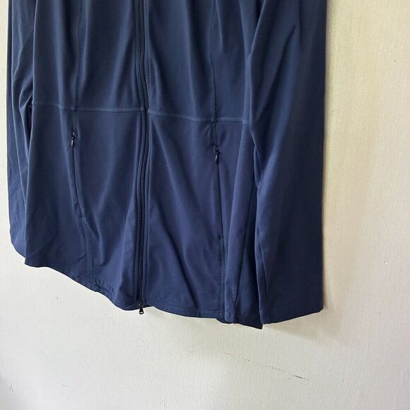 J.Jill Fit Out & About Jacket Womens XS Purple Blue Zip Front Zip Pockets - Picture 3 of 5